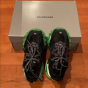 Balenciaga Track Black Glow In The Dark Sneakers